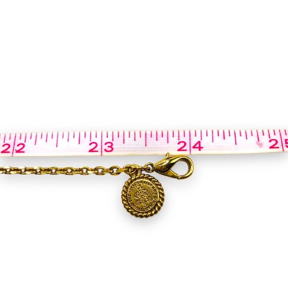 Vatican Library St. Christopher Protect Us Medallion Pendant Necklace 24" Gold - Picture 9 of 11